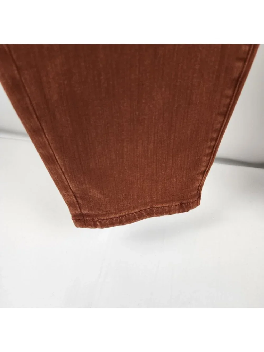 LIVERPOOL Jeans Women 22W Plus Cognac Brown Ankle Skinny Pant 42x27 LY2005WF NWT
